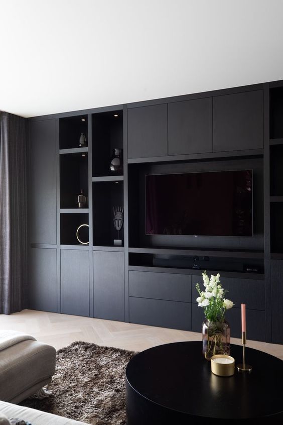 Black Media Wall Lekki